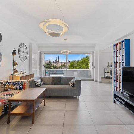 Central Lux 2Br Apt With City Views & Balcony Luxemburg Kültér fotó