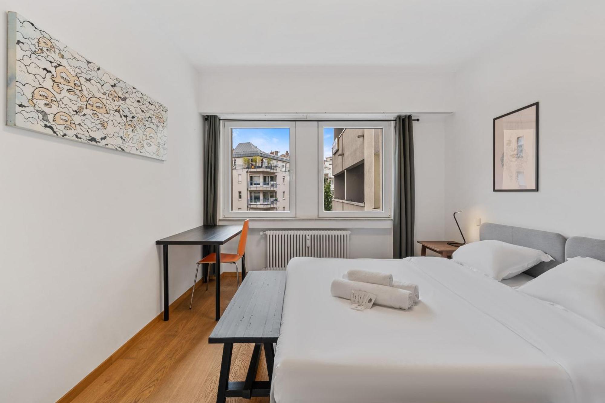 Central Lux 2Br Apt With City Views & Balcony Luxemburg Kültér fotó